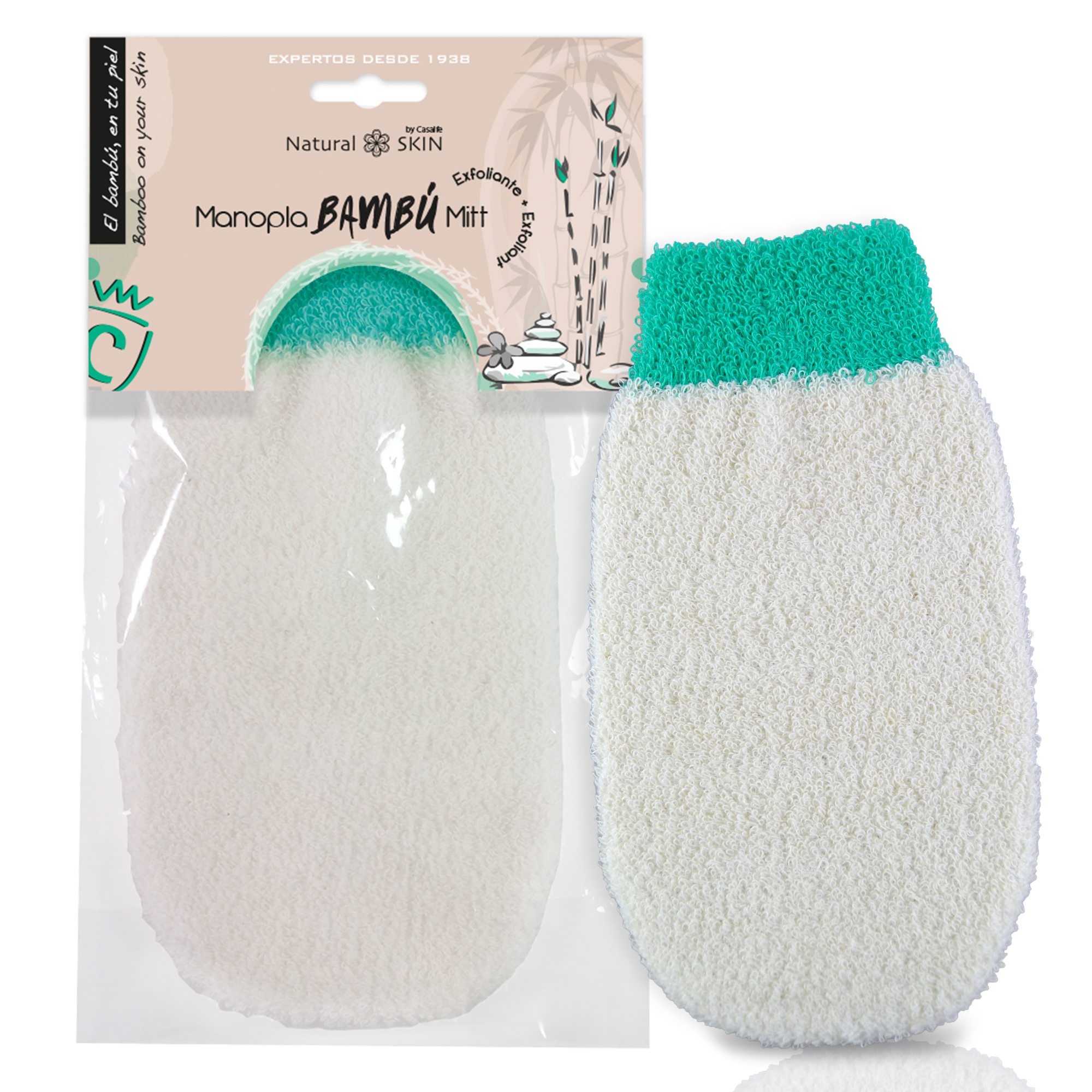 manopla exfoliante bambú manopla exfoliante bambú