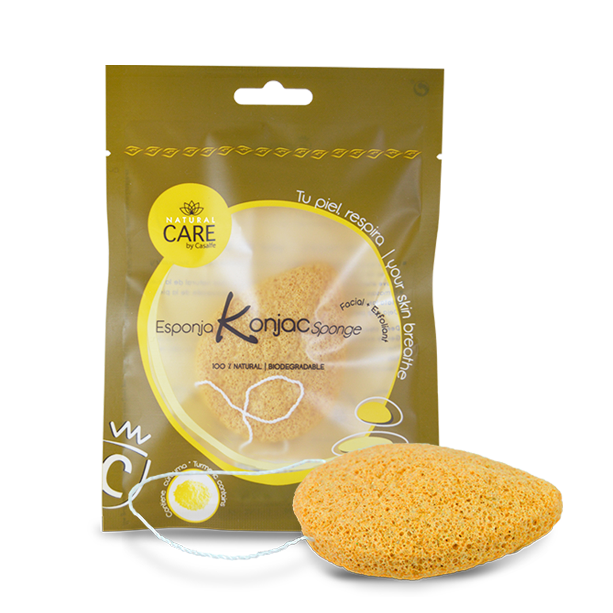 ESPONJA KONJAC CÚRCUMA ESPONJA KONJAC CÚRCUMA