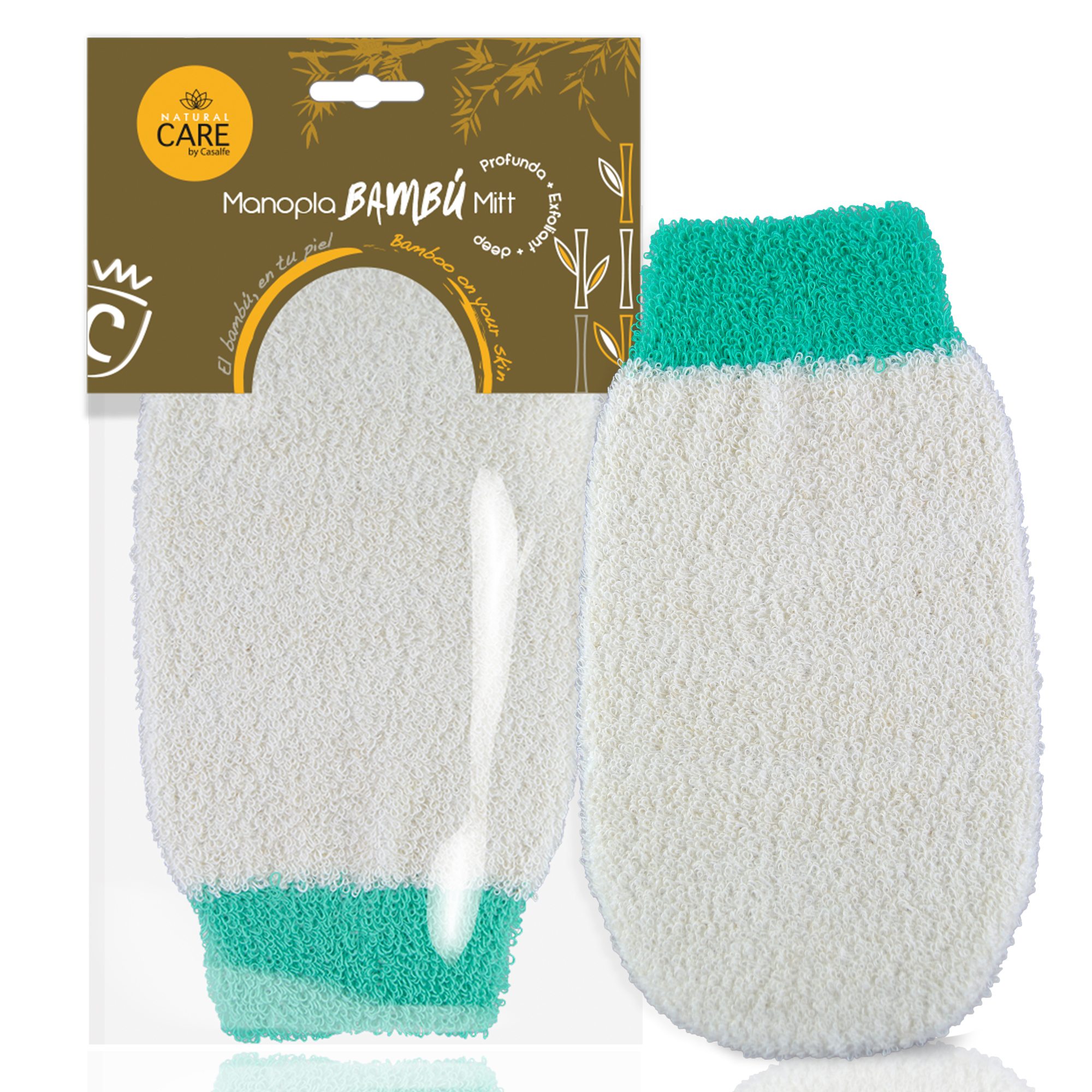 Manopla exfoliante bambú Manopla exfoliante bambú